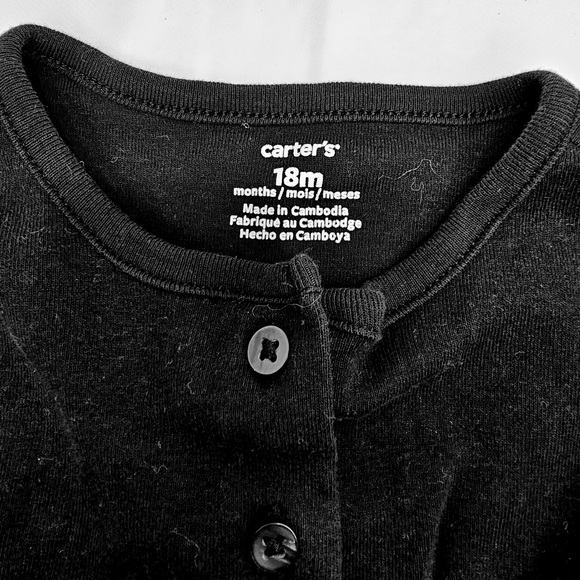 Carter's Halloween Baby 2 pc Outfit, Onsie Dress and Sweater 18 months - Picture 2 of 4